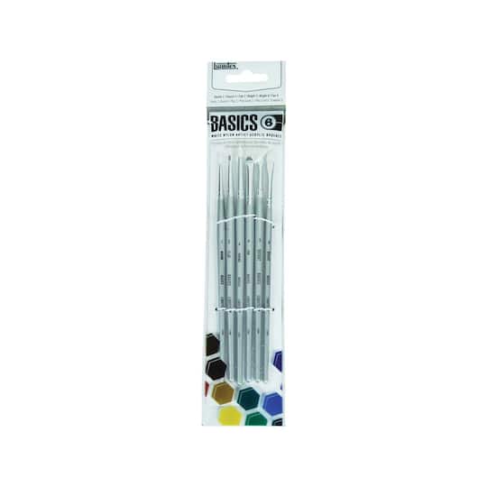 Michaels, Liquitex® BASICS 6 Brush Pack – Category: Acrylic